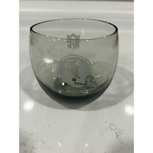 Atlanta Falcons NFL Stemless Wine Glass Smoky Grey Etched Logo Tumbler Cup